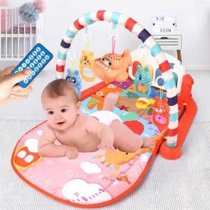 Babyloved พร้อมส่ง แถมถ่านฟรี เพลยิมโมบาย ที่นอนดนตรีเด็กเล็ก ลายการ์ตูน เสริมพัฒนาการพร้อมแป้นดนตรีเปียโน