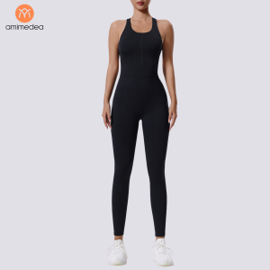 Jumsuit Thể Thao Nữ AMI MEDEA - Bộ Áo Liền Quần Dài Ôm Sát Phù Hợp Tập Pickleball Yoga Gym T2035