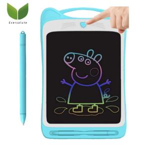 Eversalute 8.5 นิ้ว LCD แท็บเล็ตวาดรูปหูแมวจัดแต่งทรงผมอิเล็กทรอนิกส์และกระดานเขียนชุด ไร้กระดาษที่เขียนด้วยลายมือแผ่นกราฟฟิตี้ชุดสำหรับโรงเรียนและบ้านชุดสำหรับ 3 ปีขึ้นไปของขวัญที่ยอดเยี่ยมสำหรับเด็ก