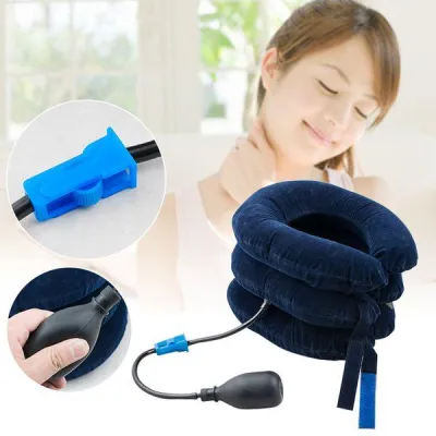 Đai Cổ Hơi Kéo Giãn Cổ Thiết Bị Nâng Cổ Hơi Hỗ Trợ Điều Trị Đau Mỏi Cổ Gáy