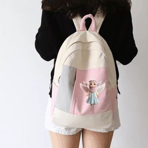 PVJ Tas Ransel Anak Perempuan SD SMP Tas Ransel Motip Muslimah Fashion Kids