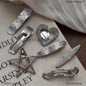[COD] Fashion Change y Y2k Hair Clips For Women Elegant Metal Duckbill Clip Side Bangs Barrettes Girls Hair Accessories