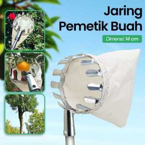 [NEW] JARING PEMATIK PENGAMBIL BUAH FRUIT PICKER KUAT ANTI ROBEK COLLECTION HEAD 14cm ALAT BERKEBUN JARING MEMETIK BUAH DI POHON