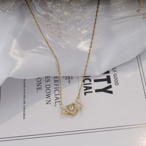 Kalung Necklace Kpop Angel Heart 100% Titanium untuk wanita Anti karat Korean Style / Kalung wanita / Kalung Korea / Women Necklace