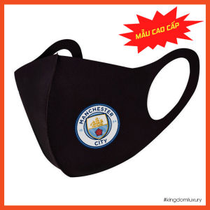 Khẩu Trang Vải Su Kháng Khuẩn Logo CLB Bóng Đá Barca Manchester United Chelsea Arsenal Liverpool Real Madrid Manchester City