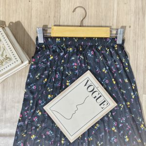 Kulot kiyowo anak - anak 3-13 tahun size M-XXL / celana kulot plisket anak motif bunga cherry - kulot anak viral / celana kulot plisket anak