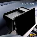 BYD ATTO 3 กล่องเก็บของด้านหลังจอกลาง ติดตั้งง่าย วางแว่นตา โทรศัพท์ อีซี่พาส [คุณภาพดี] ส่งจากประเทศไทย แถมฟรี สติกเกอร์. 