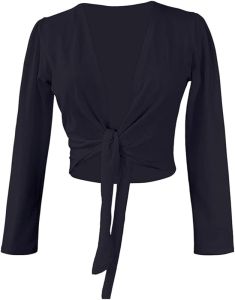 Daydance Girls Womens Dance Top Wrap Cotton Cardigan Shrug Sweater for Ballet