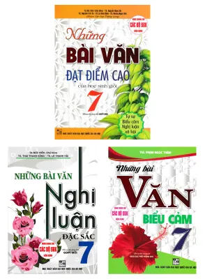COMBO BỘ SÁCH THAM KHẢO VĂN MẪU LỚP 7 (DÙNG CHUNG CHO CÁC BỘ SGK HIỆN HÀNH) (BỘ 3 CUỐN) - HA