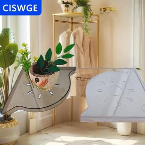 [COD] CISWGE Bể cá góc lưu trữ giá đục lỗ miễn phí lưu trữ Giá bể cá cảnh quan hàng đầu khung thủy canh cây xanh khay