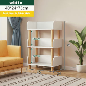 BONA 5layer Multipurpose Bookshelf Home Storage Shelves Rack White Decorative Rack Wooden Bookshelf Display Shelf 書架