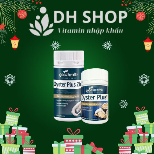 [Hàng Úc] Tinh chất hàu New Zealand Good Health Oyster Plus tăng cường sinh lý nam giới hộp 60v - DH Shop