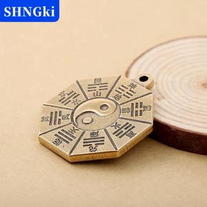 [COD] 🔥🔥🔥SHNGki Taoism bagua Sơ Đồ Mặt dây chuyền bùa hộ mệnh Trung Quốc Yin Yang bói toán quyến rũ DIY làm eo Keychain trang sức phụ kiện