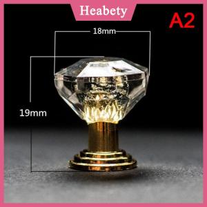 Heabety 10 cái núm Pha Lê Acrylic tay nắm kéo ngăn kéo tủ bếp núm cửa tủ kim cương