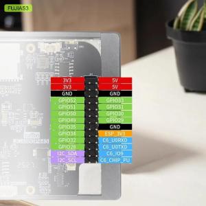 FUJIAS3 1Pc 4.3-inch HD Large Screen 480 x 800 IPS Capacitive Touch ESP32P4 Development Board Tool