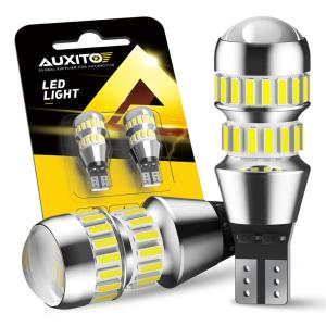 AUXITO 2X W16W Led Canbus No Obc Error Bulbs 921 912 T15 Led Backup Light Car Reverse Parking Lamp Error Free Car Lights