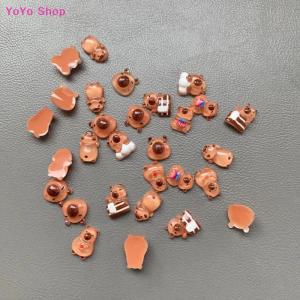 💕 YoYo Shop 💕 100pcs Mini Capybara Miniatures Animal Figurines Fairy Garden Home Desk Ornament Micro Landscape Diy Craft Decoration