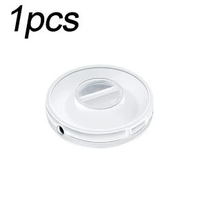 3Pcs Retractable Portable Cable Organizer Flexible Cable Winder Wire Management Round Travel Wire Keeper Box for Wrapping Earphone