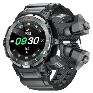 Phiên bản GT100 PRO 2IN1 Smart Watch mới với tai nghe TWS 1.46Inch Full Touch HD Rate Bluetooth Gọi Men Women Smartwatchs cho Android IOS