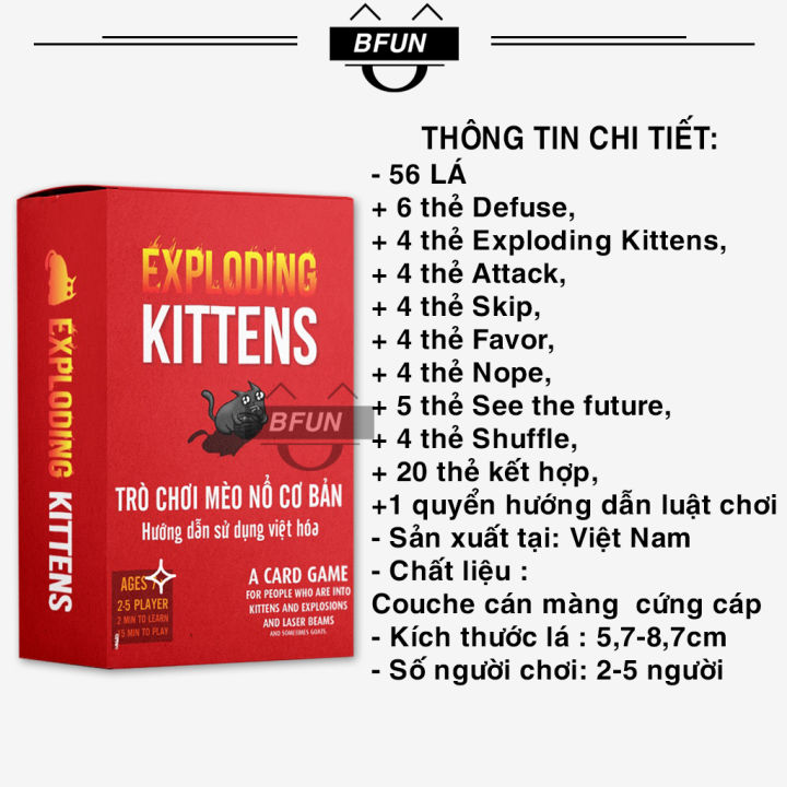 Bài Mèo Nổ Full 6 Bản Mở Rộng Việt Hóa - Combo Mèo Nổ Tiếng Việt Đủ ...