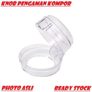 Pelindung Kompor Knob alat penutup tombol putaran Cover Knop Kompor Gas penutup transparan melindungi anak balita dari bahaya