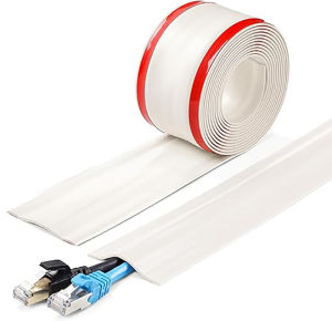3M Wires Cord Cover / Self-Adhesive PVC Cord Cover / Floors Walls Wire Cable Protector / Wear Resistant Flexible Wire Organizer