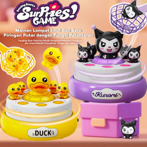 Mainan Edukasi Lucu Bebek Berputar – Set Permainan Tangkap Bola Melompat untuk Anak Interaktif dengan Musik Melatih Ketangkasan dan Koordinasi Toys