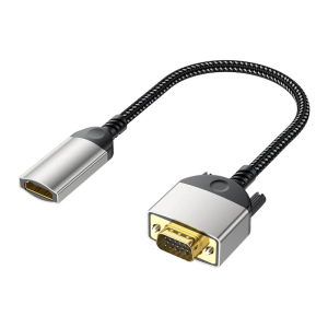 Secure Screw Fastening Clear Multimedia Connection To VGA Processor Backs Full 720P 1080p Resolution For Laptops Play Consoles