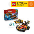 LEGO NINJAGO 71864 Đồ Chơi Lắp Ráp Bộ Đôi Siêu Xe Chiến Đấu Của Kai Và Cole (394 chi tiết). 
