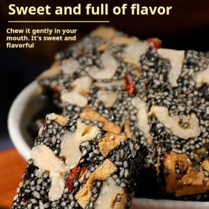 biaozhen Black sesame walnut wolfberry and red date cake for beauty and anti-aging