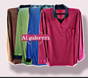 promo Kaos Hoodie Lengan Panjang Pria Polos Casual Warna-Warni kaos pria terlaris