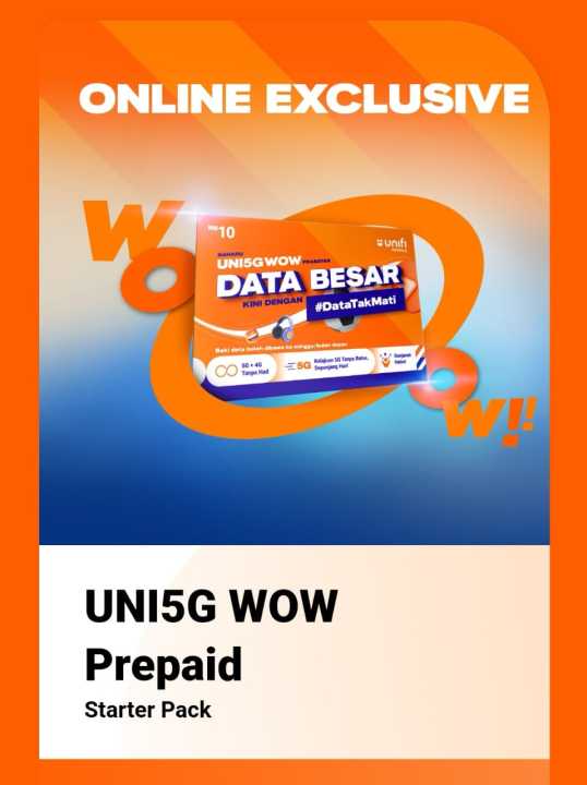 UNIFI PREPAID UNLIMITED DATA TERMURAH (PLUG IN AND PLAY)