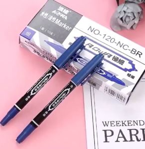 Spidol permanen permanent marker- 2-tip 0.5mm/1.0mm