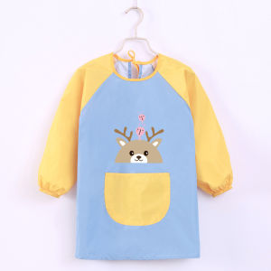 Kids Art Apron Waterproof Artist Painting Aprons Children Art Quick Drying Polyester Smock For Art Pre-School Kids