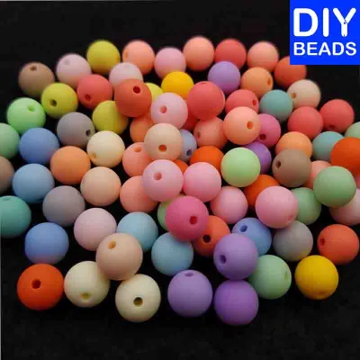 Diy Beads Pastel Matte Assorted Beads 250grams