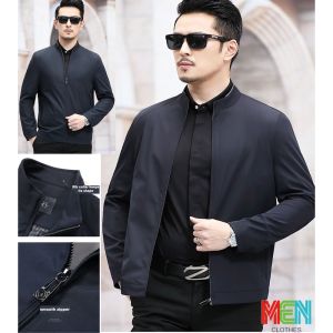 Mens Stylish Formal Blazer Jacket with Classic Suit Design Korean-Inspired Elements Versatile Bomber Jacket for Formal and Semi-Formal Events