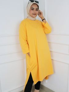 Midi Dress Terbaru 2023 Ghania Bahan Combed Apk Sablon Tunik Wanita Simple Modis Kekinian