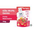 SAFI Antibacterial Shower Cream Frosty Watermelon 950g / 750g | Kills 99.9% Germs | Moisturises & Soothes Skin. 