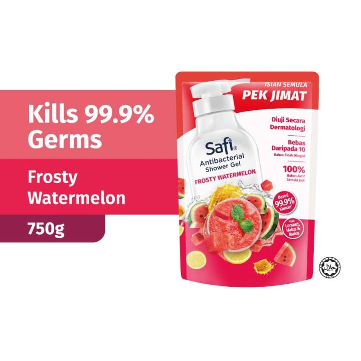 SAFI%20Antibacterial%20Shower%20Cream%20Frosty%20Watermelon%20950g%20/%20750g%20%7C%20Kills%2099.9%25%20Germs%20%7C%20Moisturises%20&%20Soothes%20Skin%20-%20Image%203
