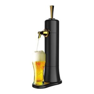 Compact Electric Beer Foam Maker Machine Foam Beer Dispenser ABS and Silicone Texture for Home Use and Outdoor Picnics