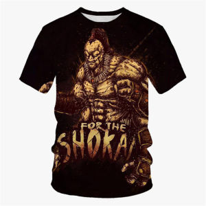 [Local Stock] VCC Combat Role 3D Print Mens T Shirt Funny Game Harajuku Short Sleeve Top Casual O-neck Loose Tees Fashion Hip Hop Street Clothing