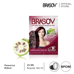 BRASOV Shampoo Pewarna Rambut BONUS Sarung Tangan Extra Nino 1 Sachet Bebas Ammonia