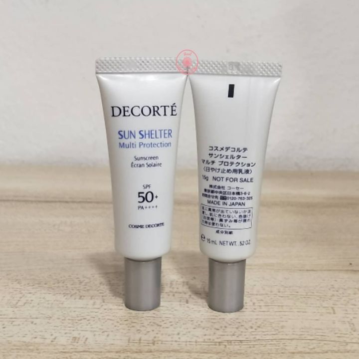 [Original] DECORTE Sun Shelter Multi Protection SPF50+ PA++++ 15ml Lazada