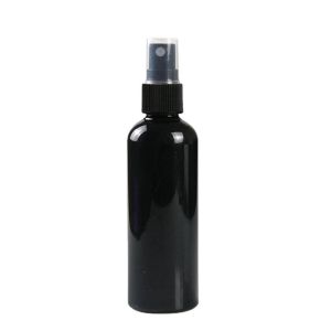 botol kosong plastic warna hitam 50ml/60ml/100ml PET empty spray bottle full black perfume/sanitizer/body-mist