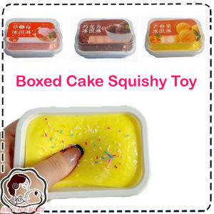 Tiramisu Ice Cream Squeeze Toys Non-Sticky Soft Relief Toys Sensory Decompression Gift for Adults Birthday Gift Party Favor