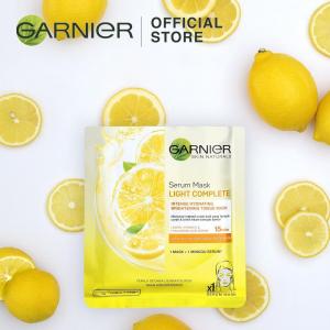 Garnier Light Complete Brightening Serum Mask - For Dull Skin with Dark Spots (Sheet Mask Face Mask Facial Mask)