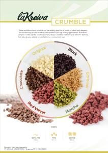 LA KREIVA CRUMBLE FINE Kemasan 100gr Topping Donat ALL VARIANT Fine Quality