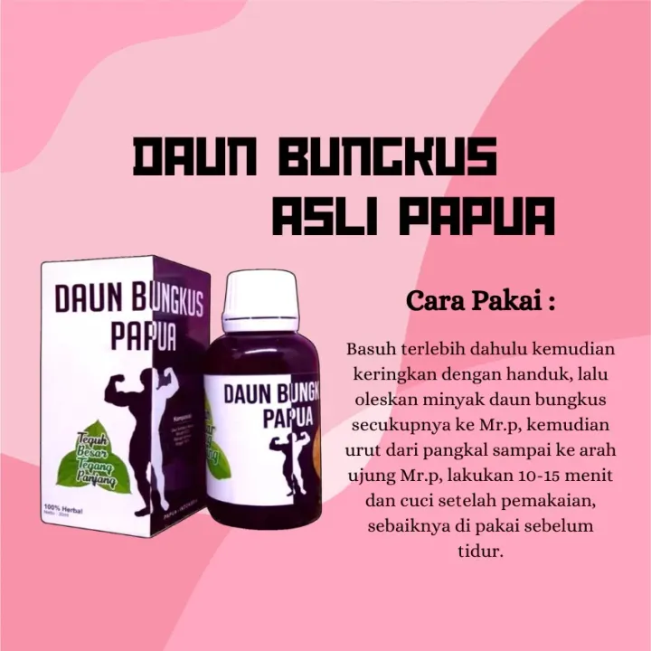 DAUN%20BUNGKUS%20TIGA%20JARI%20OIL%20%20MINYAK%20PEMBESARPENIS%20PRIA%20DAUN%20TIGA%20JARI/%20DAUN%20PEMBUNGKUS%20ASLI%20PAPUA%20DAUN%20100%25%20AMPUH%20By%20Sahabat%20HerbalKu%20-%20Image%204