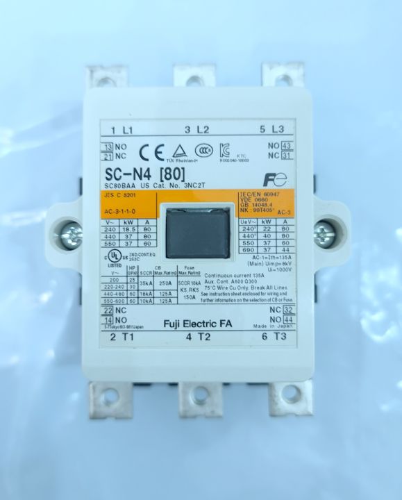 Contacteur AC FUJI SC-N4 (80) 110 VAC - Pour Servomoteur AC - Neuf En Boîte - Envoi Rapide