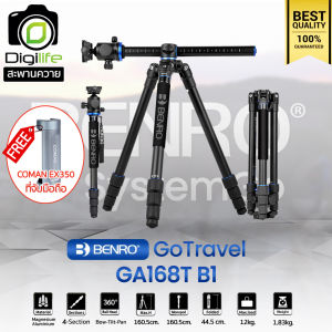 Benro Tripod GA168T B1 ขาตั้งกล้อง อเนกประสงค์ Monopod Top View กางราบ กลับหัว / Digilife